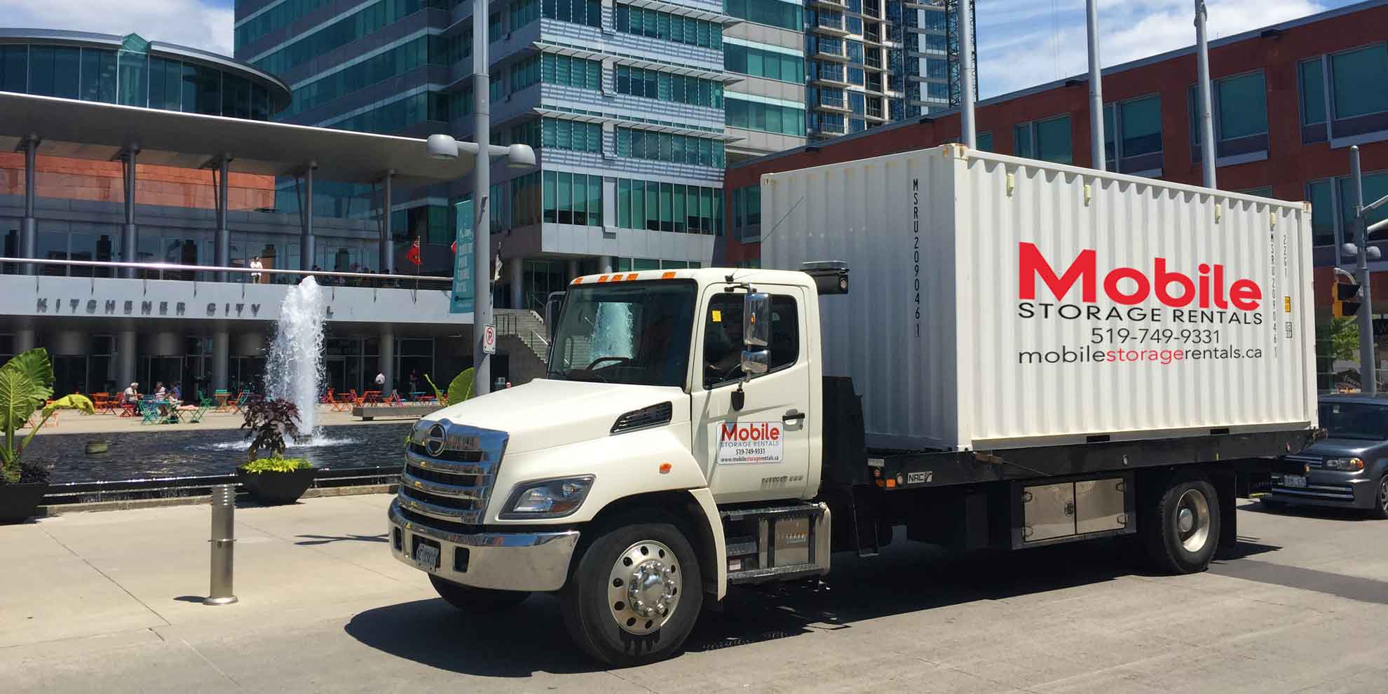 Mobile storage container in kitchener