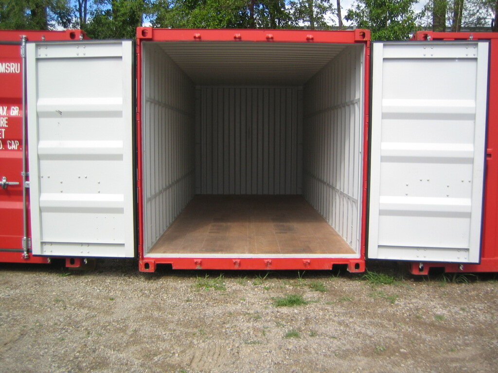 Container Doors open Mobile Storage Rentals
